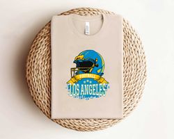 Vintage Los Angeles Football Helmet Shirt