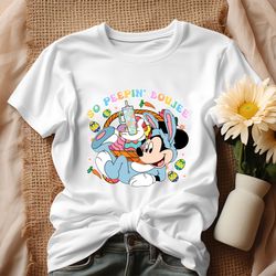 Cute Easter Mickey So Peepin Boujee Shirt