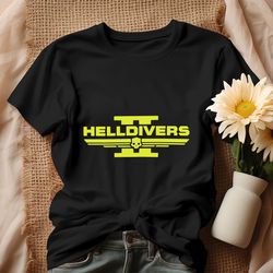 Retro Helldivers 2 Logo Squad Based Shooter Shirt
