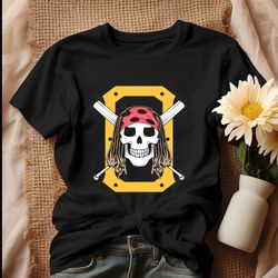 Skull Pittsburgh Pirates Baseball Shirt