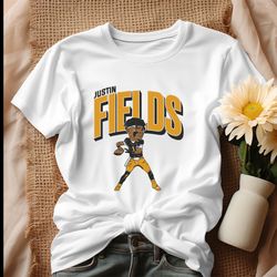 Justin Fields Caricature Pittsburgh Player Shirt, Tshirt