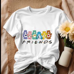 vintage care bear friends 80s cartoon shirt