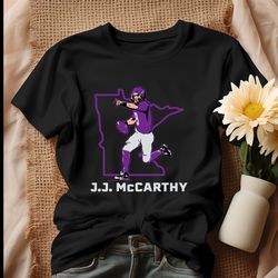 J J Mccarthy State Star Draft 2024 Minnesota Vikings Shirt