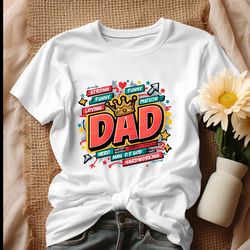 King Dad Strong Funny Protector Shirt