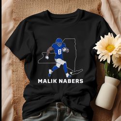 Malik Nabers State Star New York Giants Football Draft Shirt