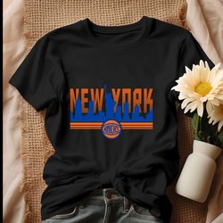 Skyline New York Retro Basketball Knicks Shirt
