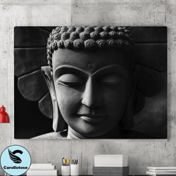 aper craft, sculpture wall art, zen mural, wallpaper panel, buddha wallpaper, black wallpaper,