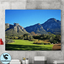 Kirstenbosch Canvas Wall Art Painting, Landscape Wall Art, Cape Town South Africa Art Poster, Canvas Print, Living Room