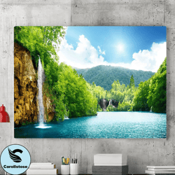 oil painter residential decoration, wall art, landscape wall art oil painting, landscape wall decoration