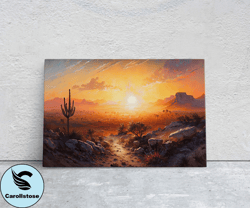 desert landscape canvas art ready to hang