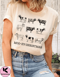 Cowboy Christmas Sweater, Santa Hat Cows, Howdy Country Christmas Horse, Cowgirl Shirt , Christmas SweatShirt , Western