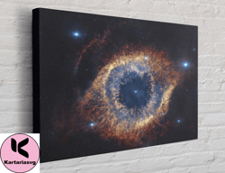 eye of the galaxy print on canvas, wall art canvas design, home decor ready to hang