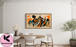 modern african art canvas wall art design canvas