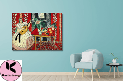 Henri Matisse, The lute Canvas Wall Art, Henri Matisse  , Henri Matisse Print, Henri Matisse Painting, Ready To Hang