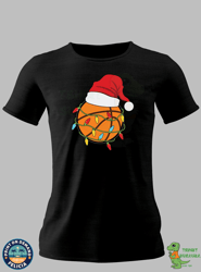 basketball christmas hat shirt, basketball christmas tshirt, womens basketball shirt, holiday shirt