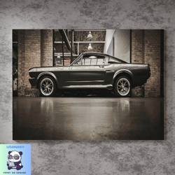 sports car large canvas wall art painting, street canvas wall art, pop art canvas prints, living room wall art, home dec
