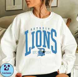 Detroit Lions SweatShirt , Detroit Football TShirt , Detroit Football Crewneck, Detroit Lions Gift, Detroit Shirt , Detr