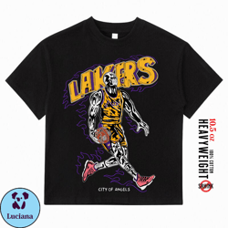 Oversized TShirts  LA Los Angeles City Basketball Lakers Inspired  Vintage designs Best Quality Heavyweight Shirts  Do N