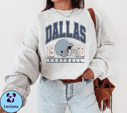 Dallas Texas Football Sweatshirt, Dallas Fan Crewneck Sweatshirt, Women Dallas Shirt, Distressed Dallas Sweatshirt, Dall
