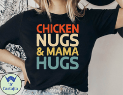 chicken nugs & mama hugs shirt, funny toddler shirt, toddler boy shirt, gift for toddler girl, funny kids shirt, chicken