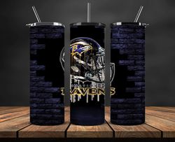 Baltimore Ravens Football Team 20oz Skinny Tumbler