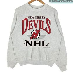 Vintage 90s New Jersey Devils Shirt, New Jersey Devils NHL Unisex Sweatshirt tee, SP17QT, Shirt for Men and Women, Chris