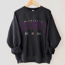 Minnesota Football Sweatshirt, Vintage Style Minnesota Football Crewneck, Football tshirt, Minnesota Vikings Sweatshirt,