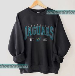 Jacksonville Football Sweatshirt, Vintage Style Jacksonville Football Crewneck, Football Sweatshirt, Jaguars Sweatshirt,
