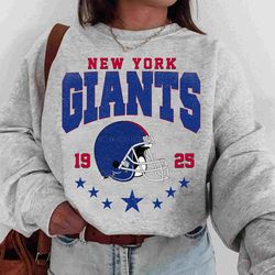Vintage New York Football Vintage Sweatshirt, Giants Crewneck Retro Shirt, Gift For Fan New York Football Christmas