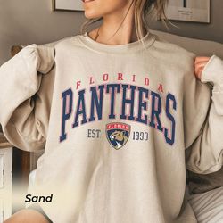 Vintage Florida Panthers Sweatshirt, Panthers Tee, Hockey Sweatshirt, College Sweater, Hockey Fan Shirt, Florida Hockey
