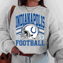 Vintage Bootleg NFL Indianapolis Colts Crewneck, Football Sweatshirt, Football Team T-Shirt, Trendy Football Shirt Game