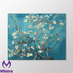 Almond Blossom by Vincent Van Gogh Canvas Wall Art, Van Gogh Print, Canvas Ready to Hang