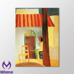 Caffe Turco by August Macke Canvas Wall Art