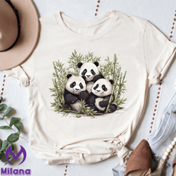 Panda in Bamboo Forest Shirt, Cute Panda Shirt, Panda Lover Shirt, Panda Day, Panda Fan