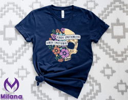 Kinda Emotionless Kinda Emotional Shirt, Floral Skull Shirt, Halloween Party Shirt, Best Gift Idea