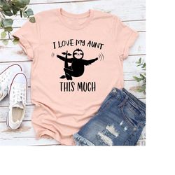 i love my aunt shirt,funny niece shirt,gift for toddler,baby shower gift,aunties bestie shirt,aunt toddler shirt,auntie