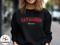 Cleveland Cavaliers Sweatshirt Women NBA Cavaliers Crewneck Men Cavaliers Shirt Mom NBA Cleveland Cavaliers Oversized Sh