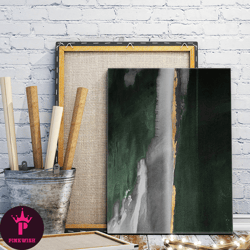 large green and gold canvas wall paintings, canvas wall art, abstract art posters, contemporary wall decorations, home d