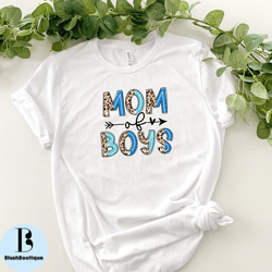 Mom of Boys Shirt for Mothers Day Gift, Mom of Boys Tshirt for Mom, Mom of Boys Tee for Birthday, Mothers Day Gift for M