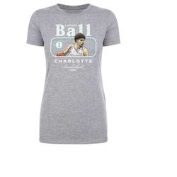 lamelo ball women's t-shirt - charlotte basketball lamelo ball charlotte cover wht
