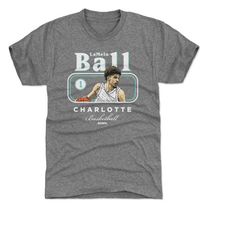 lamelo ball men's premium t-shirt - charlotte basketball lamelo ball charlotte cover wht