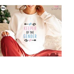 keeper of the gender t-shirt, family shirt, gender party shirt, baby shower shirt, gender reveal gift shirt, g5744