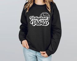 Volleyball Vibes Sweatshirt, Womens Volleyball Sweatshirt, Sunday Sweatshirt, Volleyball Sweatshirt for Women, Volleybal