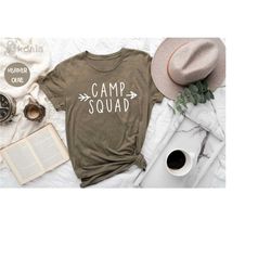 camp gifts, camp shirt, camp squad shirt, camping crew, vacation shirt, adventure love, camp lover, gift for camper, cam