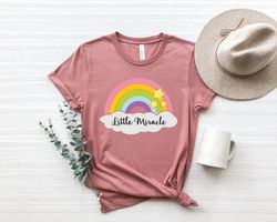Little Miracle Rainbow Shirt,Little Miss Miracle Girls,Little Miracle Shirt, Baby Onesie, Baby Clothes Baby Shower Gift,
