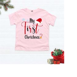 My First Christmas Shirt, First Christmas T-Shirt, Baby First Christmas Shirt, Christmas Outfit, Christmas Bodysuit, New