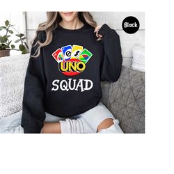 Uno Squad Sweatshirt, Uno Sweatshirt, Uno Game Lover, Funny Uno Player, Uno Vintage Shirt, Gift for Uno Game Lover, I Lo