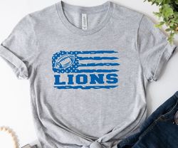 Lions Shirt, Unisex Lions T-Shirt, Detroit Football Tee, Lions Fan Gift, Detroit Game Shirt, Lions Jersey, Detroit Jerse