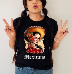 mexicana shirt,mexican shirt women,mexicana t-shirt,floral mexicana shirt,gift for mexicana,playeras mexicanas,mexican s