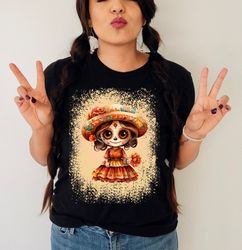 cute mexican catrina shirt,day of the dead shirt,dia de los muertos shirt,mexican shirt,mexicana shirt,latina shirt,hall